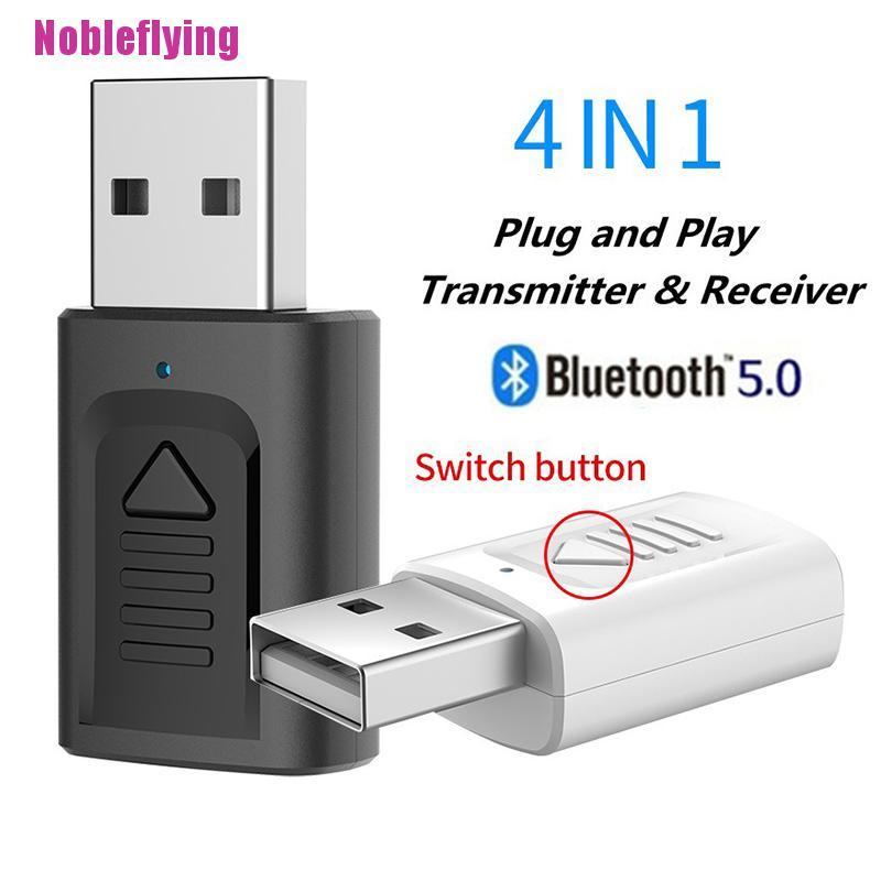 Bộ Thu Phát Âm Thanh Bluetooth 5.0 4 Trong 1 Tiện Dụng