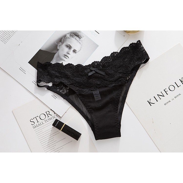 < Ren Mỏng - Mặc sướng >Quần lót nữ Peach hip ren eo thấp gợi cảm | BigBuy360 - bigbuy360.vn