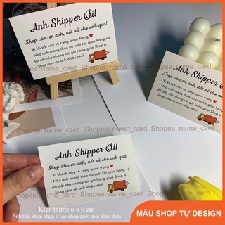 Tem dán cảm ơn anh shipper, decal nhãn dán