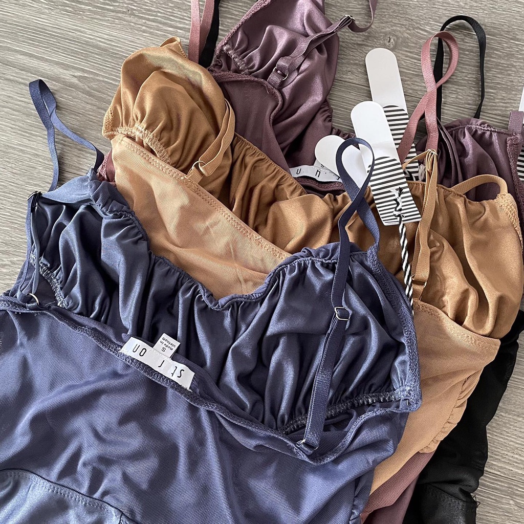 Jumpsuit hai dây nữ chất thun lưới