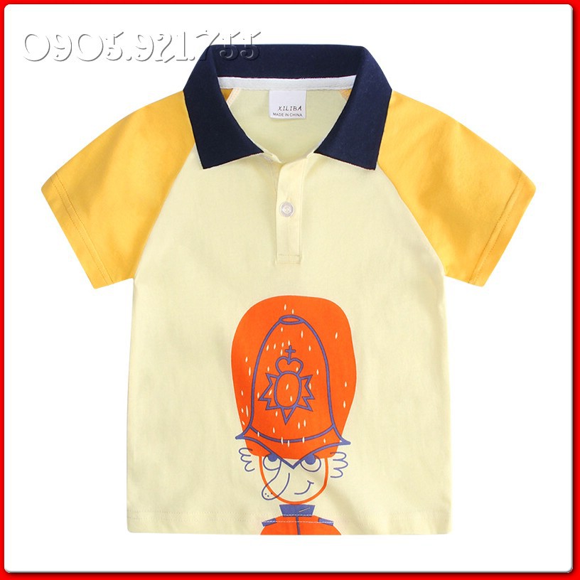 [SALE] AT5⚡Size90-130⚡Áo thun polo bé trai, hiệu Xiliba ngắn tay, cotton 100%⚡HÀNG QUẢNG CHÂU CAO CẤP - QUẦN ÁO TRẺ EM⚡ | BigBuy360 - bigbuy360.vn