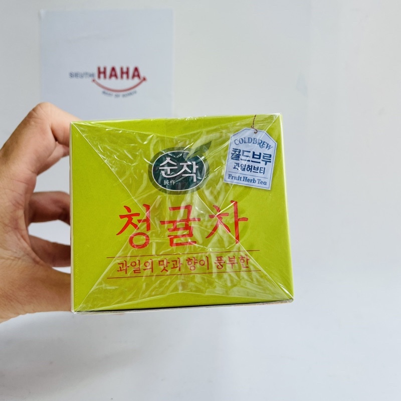 Trà quýt hàn quốc 0kcal soonjak SEMPIO COLD BREW ICED TEA GREEN MANDARIN 36g (1.8g * 20)