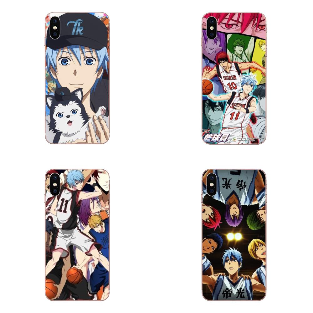 Ốp điện thoại dẻo họa tiết Kuroko No Basketball cho iPhone 11 Pro X XS Max XR 4 4S 5 5C 5S SE SE2 6 6S 7 8 Plus