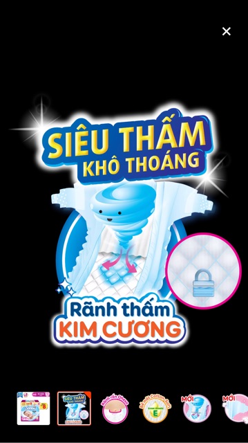 Tã dán Bobby xs72 tặng 6 miếng , size s tặng 6m