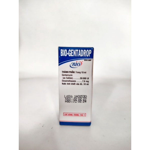 BIO Gentadrop nhỏ mắt cho gà lọ 10ml
