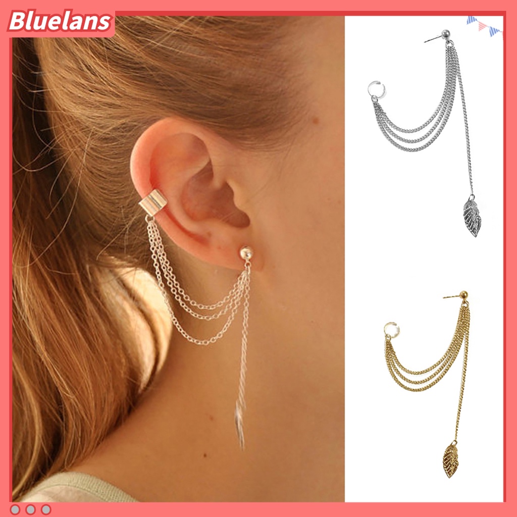 Bông tai họa tiết chiếc lá thời trang cho nữ