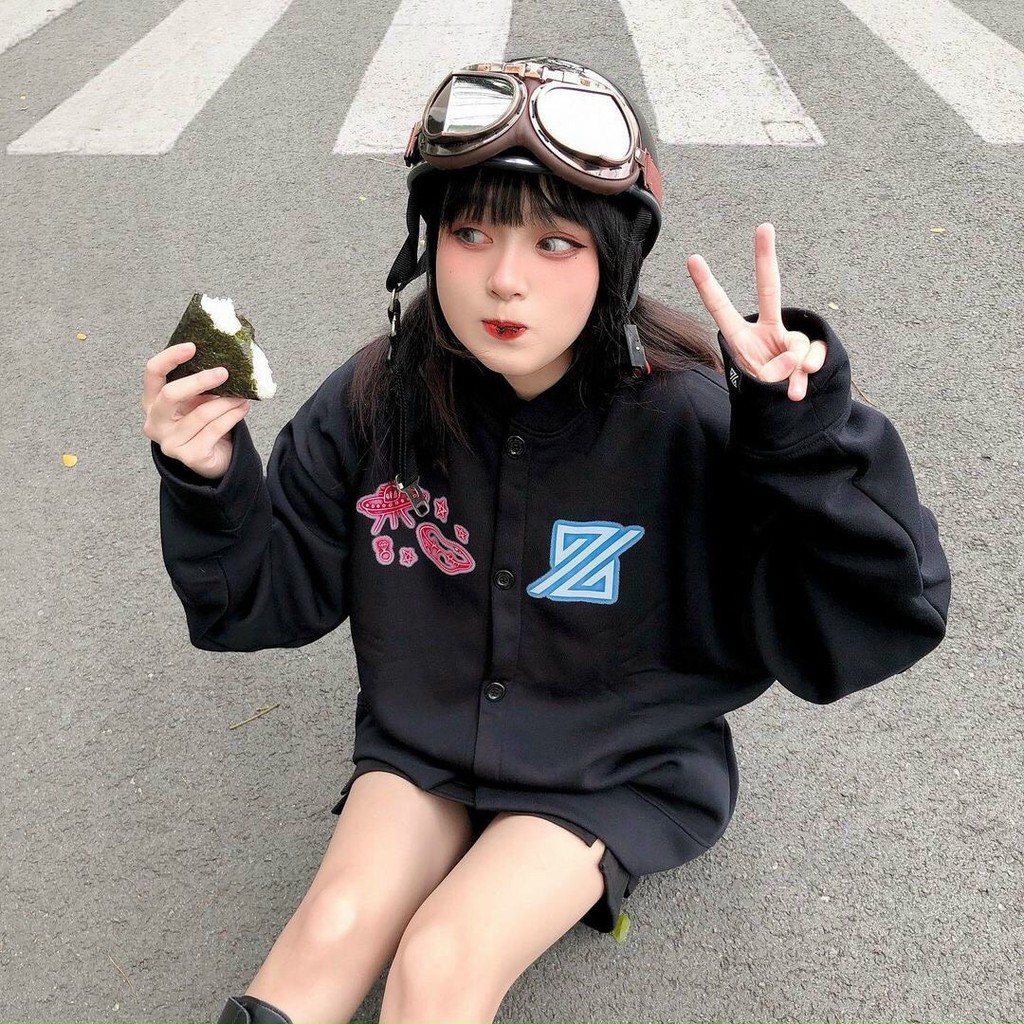 Áo Thun Nỉ Cardigan Form Rộng Ulzzang Kun | BigBuy360 - bigbuy360.vn