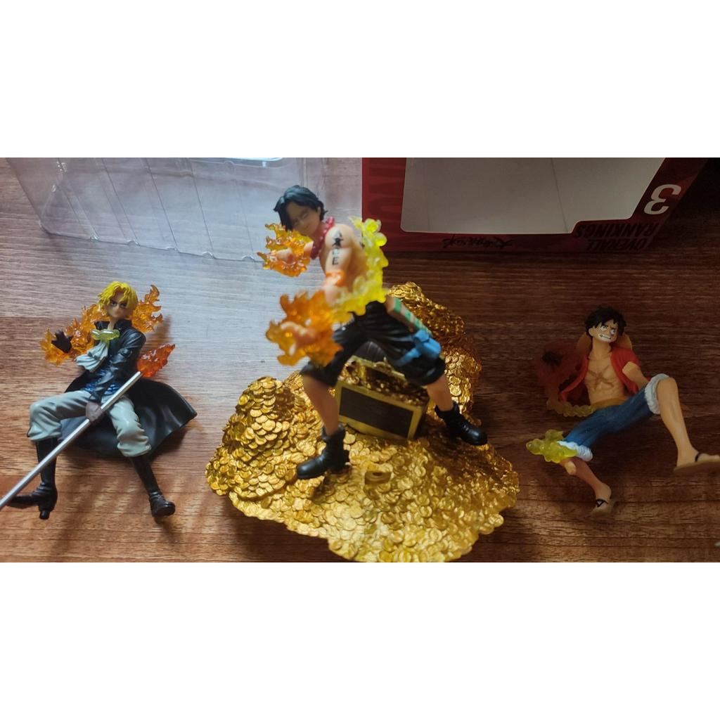 Mô hình Onepiece 3in1 nhân vật- đảo hải tặc, đảo giấu vàng cao su và nhựa dẻo cao cấp không mùi- Luffy Figure
