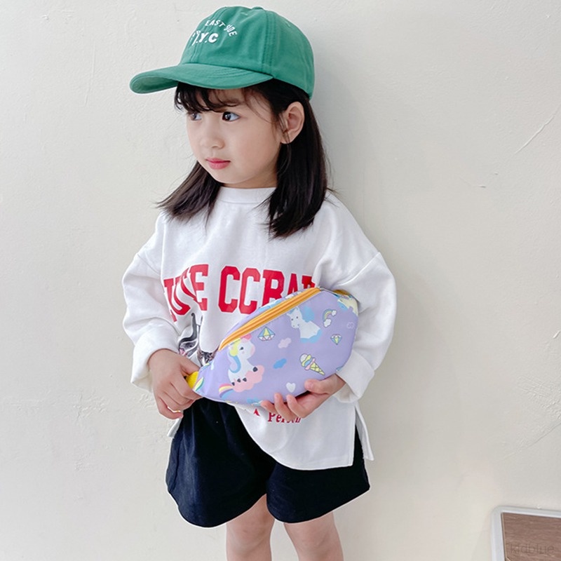 Túi Đeo Chéo Trước Ngực In Họa Tiết Khủng Long Hoạt Hình Phong Cách Phương Tây Dành Cho Trẻ Em