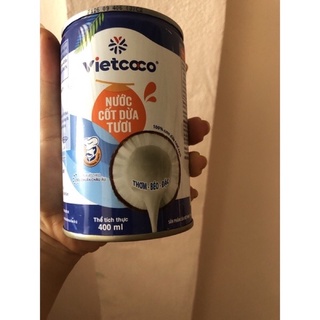 Nước cốt dừa vietcoco lon 400ml