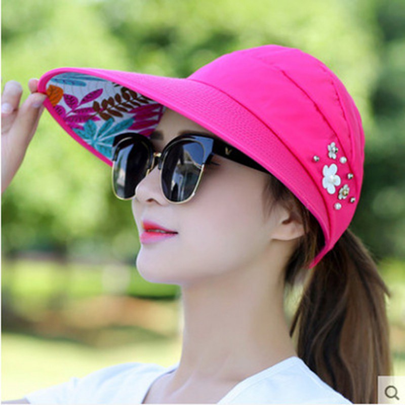 Mũ Rộng Vành Chống Nắng Nửa Đầu Đi Biển Chống Tia UV