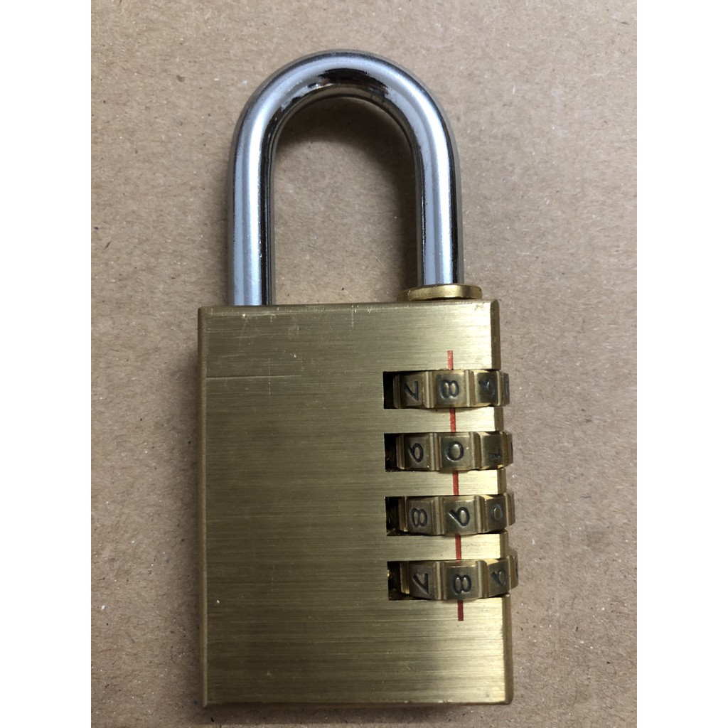 KHóa Cửa 4 Mã Số Đồng To 85 x 40 x 10mm