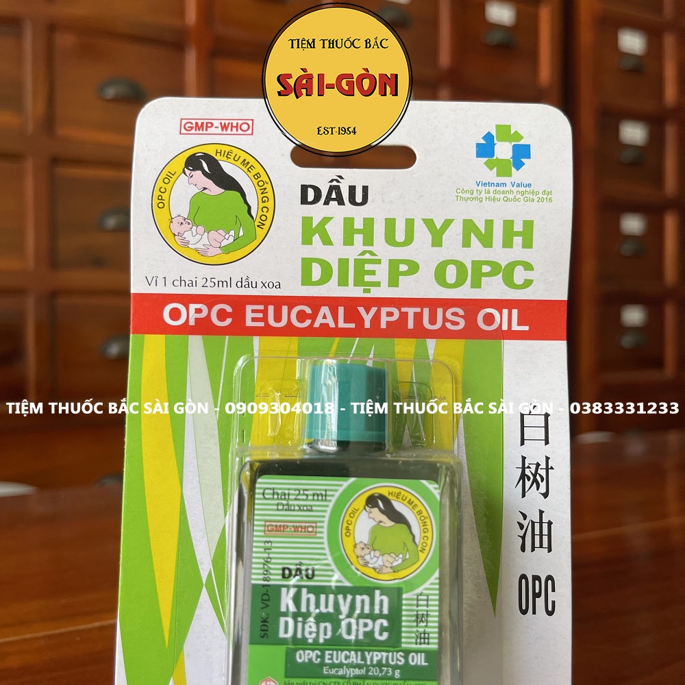 Dầu Khuynh Diệp OPC 25ml  - Tiệm Thuốc Bắc Sài Gòn