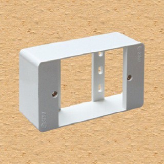 Đế nổi đơn Sino dùng lắp mặt công tắt, ổ cắm (đế cao + thấp)