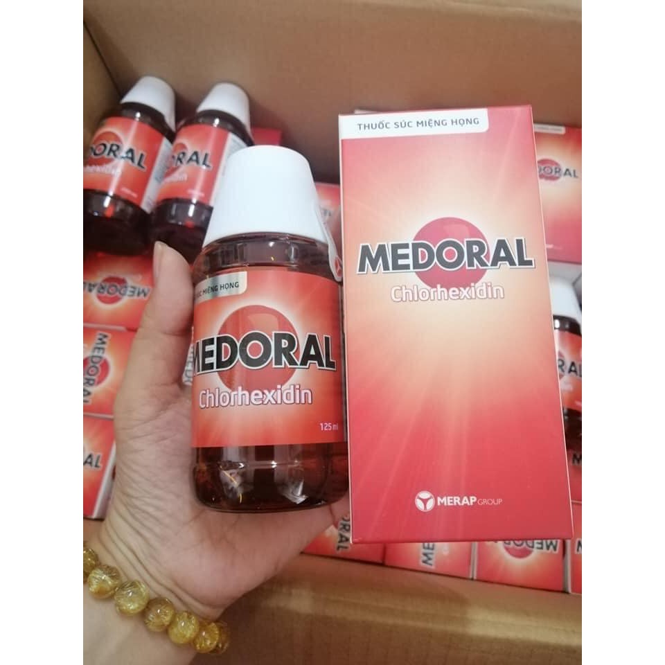 Nước Súc Miệng Họng Medoral 125ml - Hỗ trợ ngăn ngừa nhiễm khuẩn ở họng / miệng - Victory Pharmacy