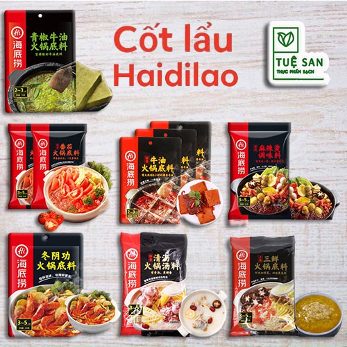 Gia Vị Lẩu HAIDILAO Vị Thập Cẩm Cay 🥘Giao HỎA TỐC nội thành Hà Nội 🥘Cốt Lẩu hadilao; Gia Vị Lẩu Hải Đế Lao