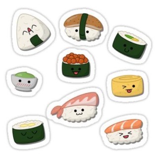sticker đồ ăn hàn