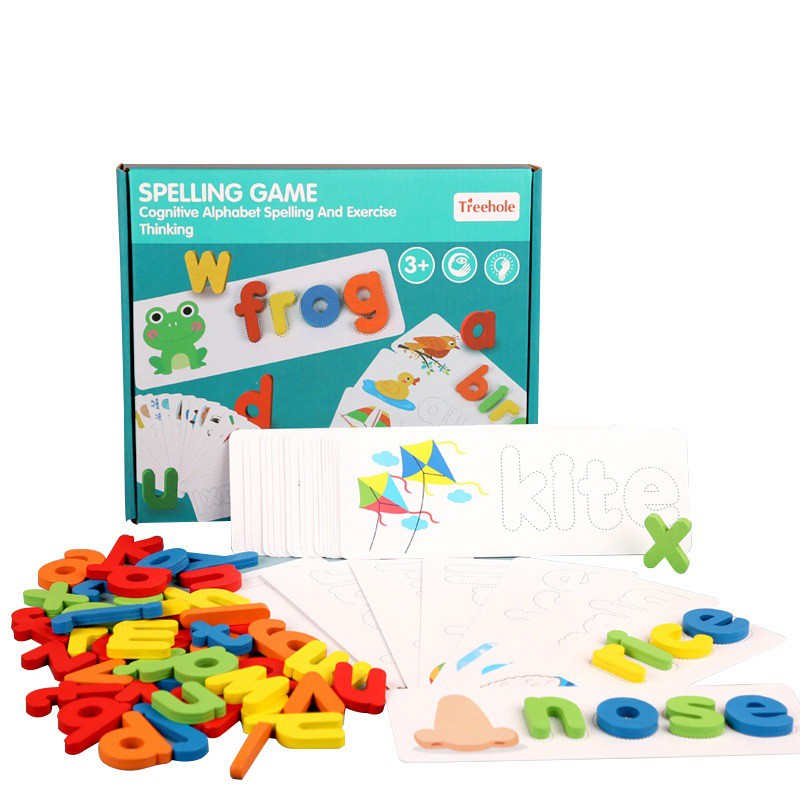 Bộ Đồ Chơi Ghép Chữ Tiếng Anh Spelling Game Cho Bé Học Ghép Chữ Tiếng Anh