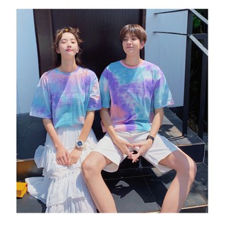 áo phông nữ đẹp 🔥FREESHIP🔥 Áo phông nữ form rộng loang màu hàng Quảng Châu [ thun nu ]