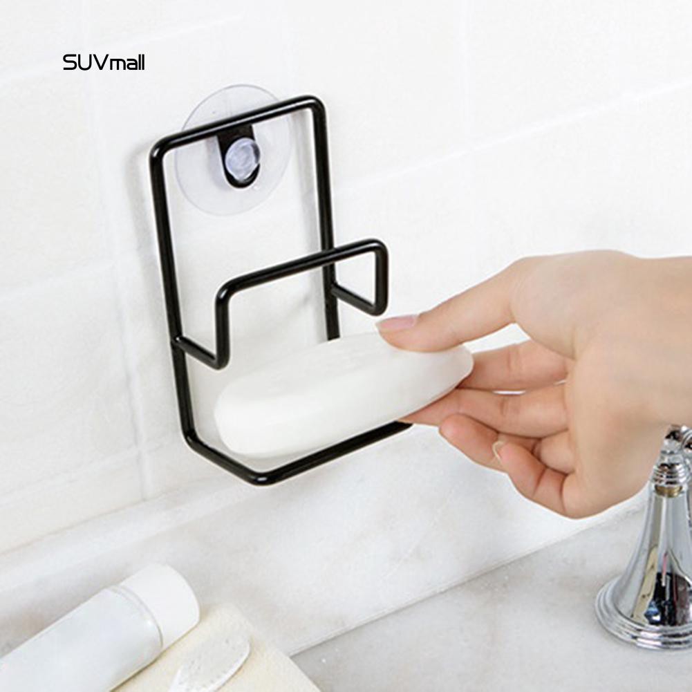 Giá Đỡ Để Bọt Biển Rửa Chén Có Giác Hút Gắn Bồn Rửa