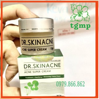 Kem sạch mụn dr skin.acne loại gel sạch mụn màu nâu nhạt