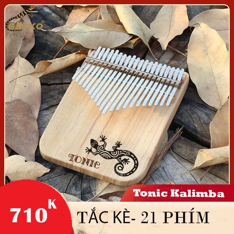 [Tặng giấy dán] Đàn kalimba Tonic 21 phím gỗ Tuyết Tùng TT002- Số lượng giới hạn tặng quà decor