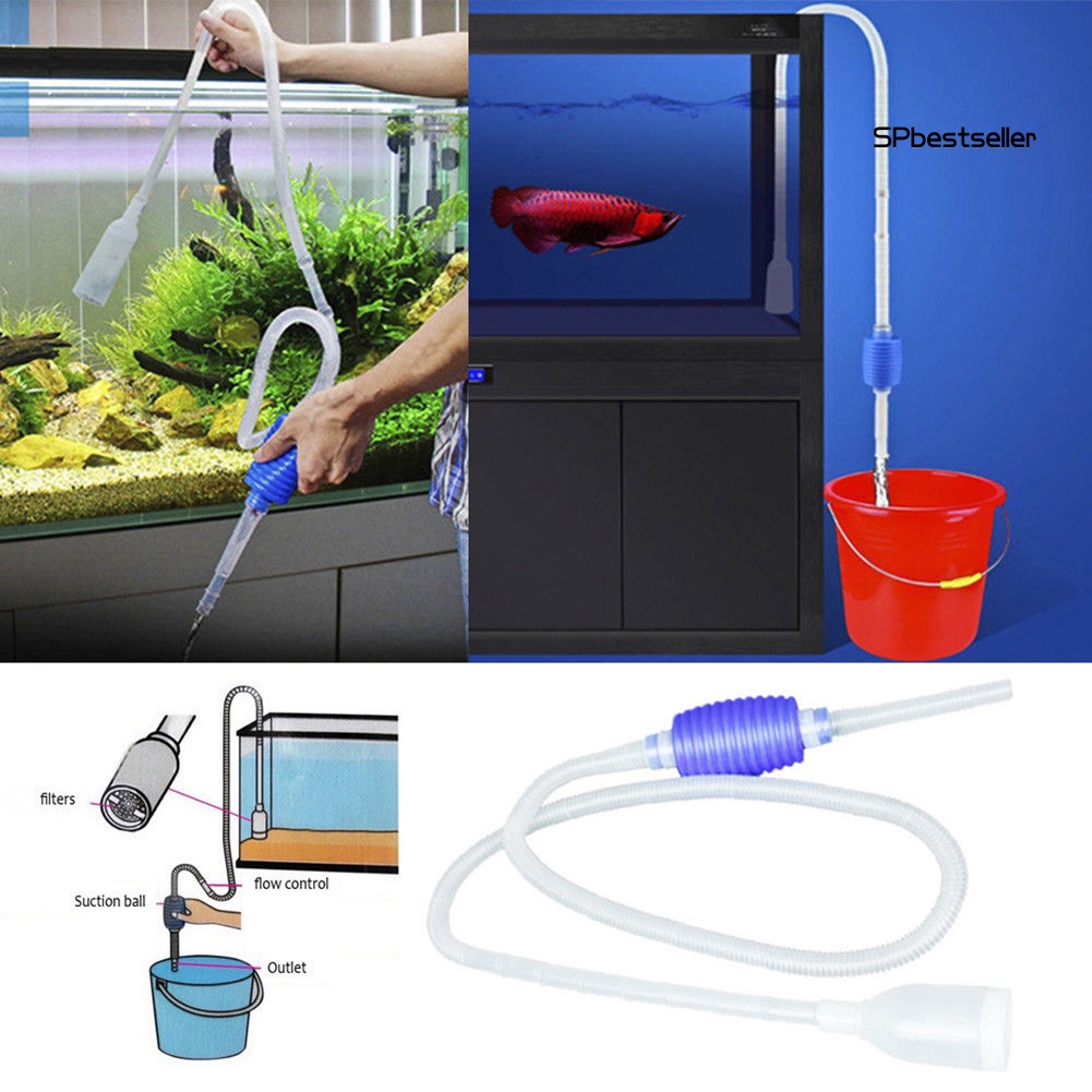 Dụng cụ bơm thay nước bể cá bằng tay tiện lợi