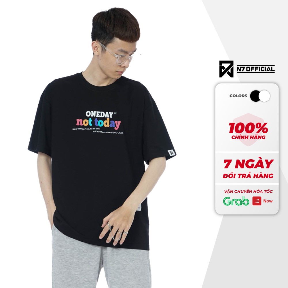Áo thun unisex N7 Oneday phông tay lỡ nam nữ form rộng oversize | BigBuy360 - bigbuy360.vn