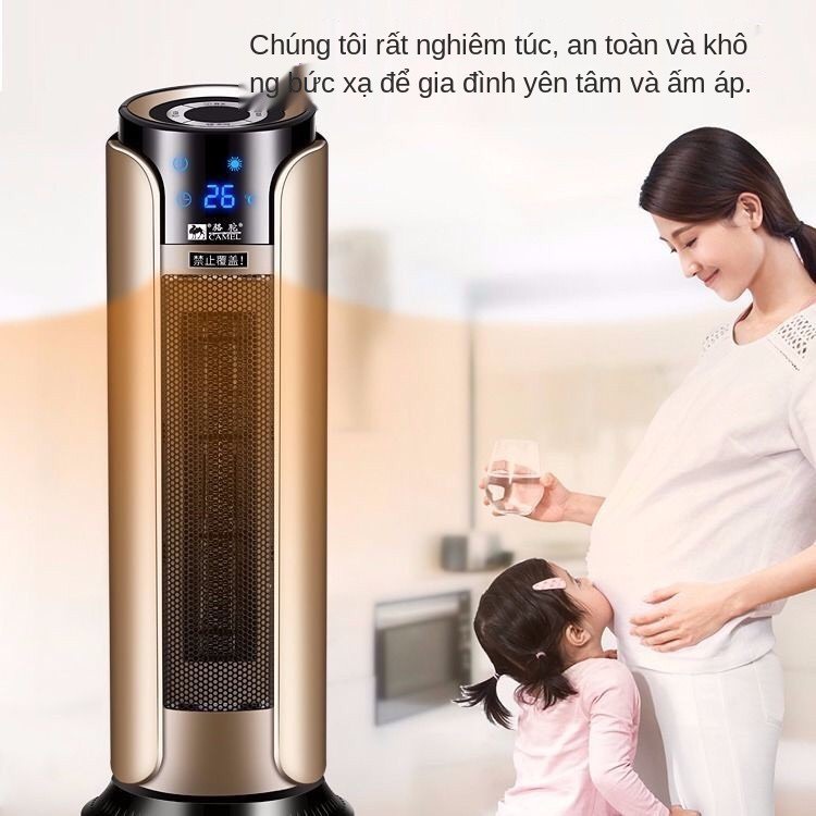 Quạt sưởi gốm máy sưởi làm ấm không khí công suất 2000W camel 3 cấp độ Hàng nội địa TQ nổi tiếng V600