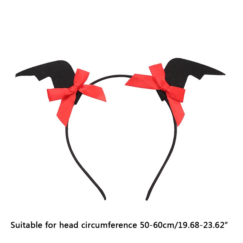 Băng Đô Cài Tóc Hình Cánh Dơi Hoạt Hình Hóa Trang Tiệc Halloween