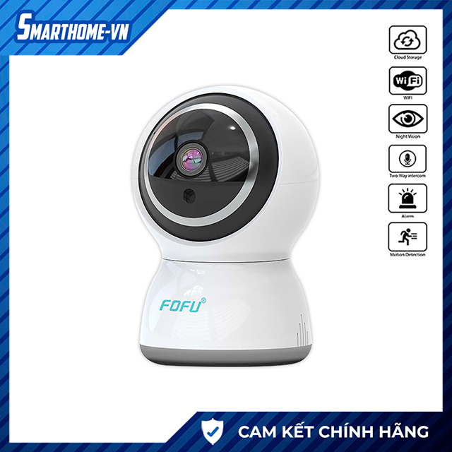 Camera FOFU FF-C6CN 1080P, camera wifi trong nhà, âm thanh 2 chiều, bảo hành 2 năm