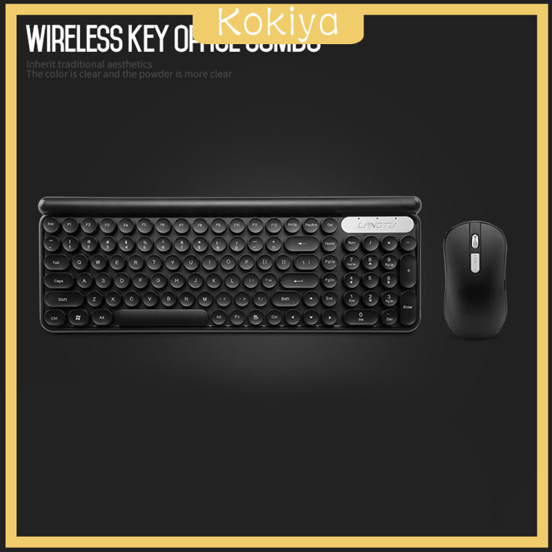 Bộ Bàn Phím + Chuột Không Dây Kokaya 2.4g Màu Xanh Lá 01 | BigBuy360 - bigbuy360.vn