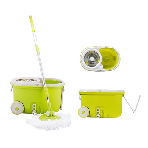 Cây lau nhà 360 độ Lock&Lock Walkable Mop L003 lồng inox