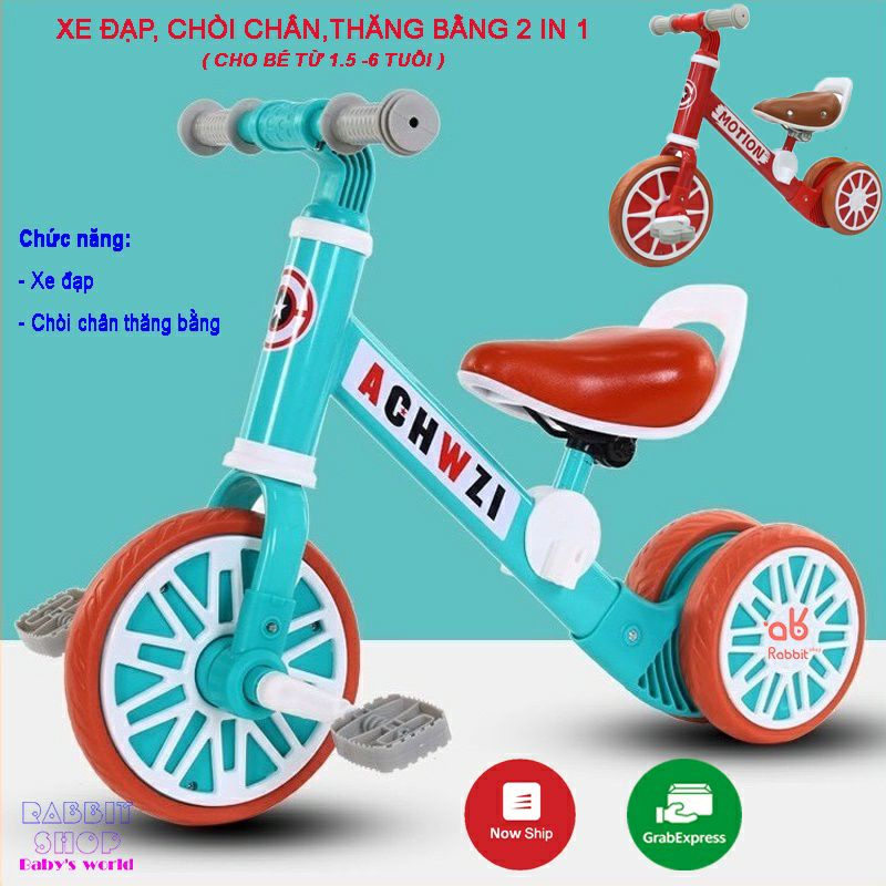 Xe Chòi Chân - Kết Hợp Xe Đạp MOTION ACHWZI - Xe Cực Kì Chắc Chắn