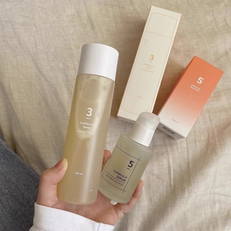Toner dòng số 3 NUMBUZIN Super Glowing Essence