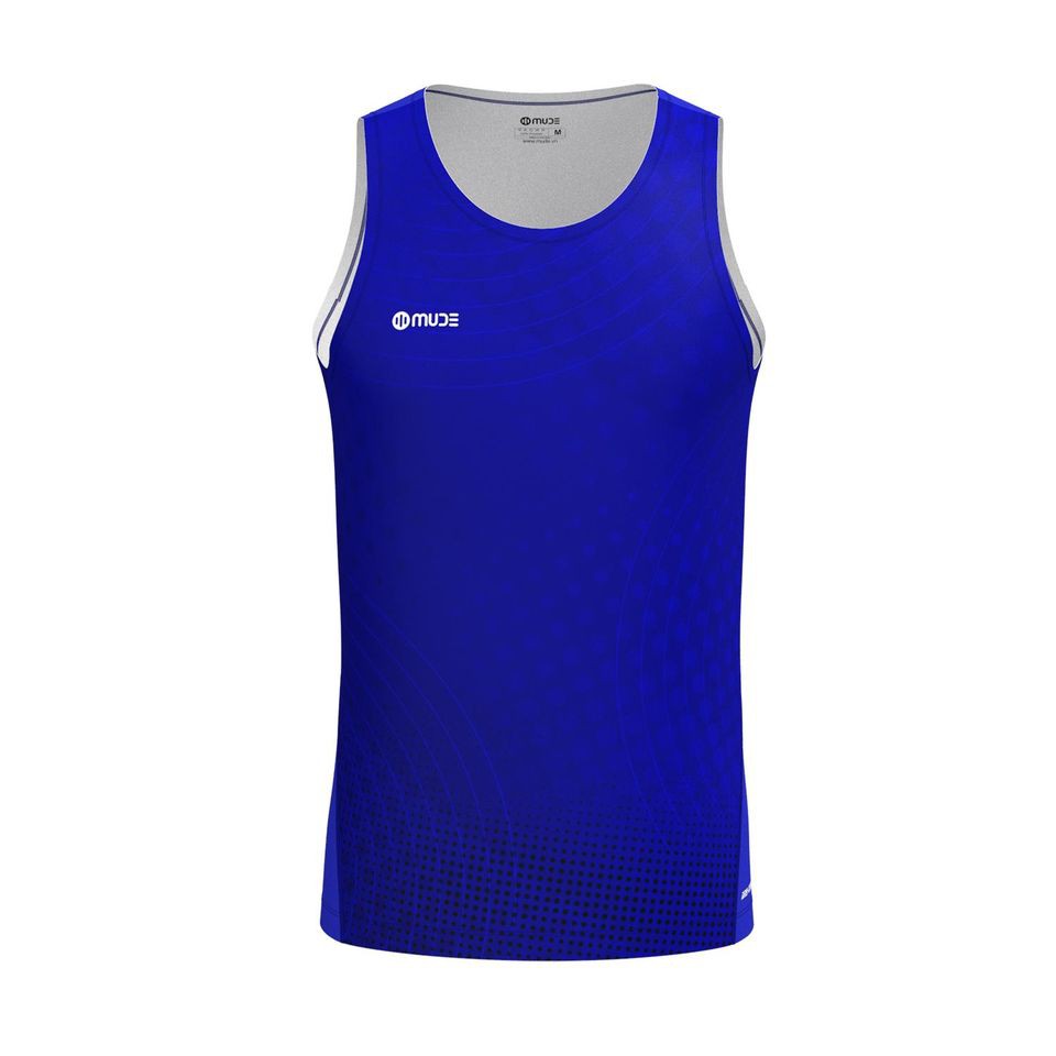 Singlet Marathon Male Sonar Blue S