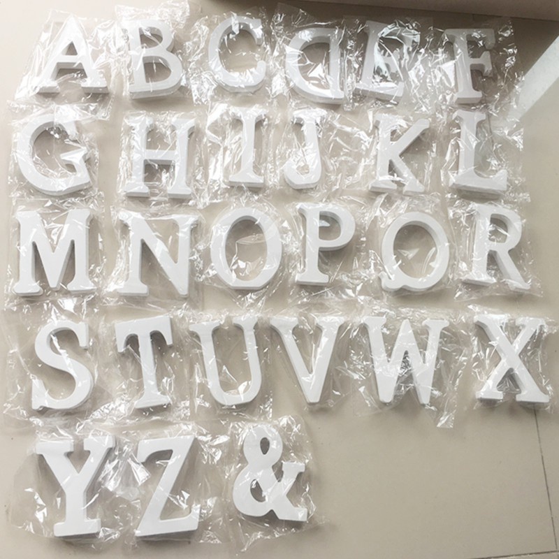 Chữ cái bằng gỗ thích hợp trang trí tiệc cưới / sinh nhật