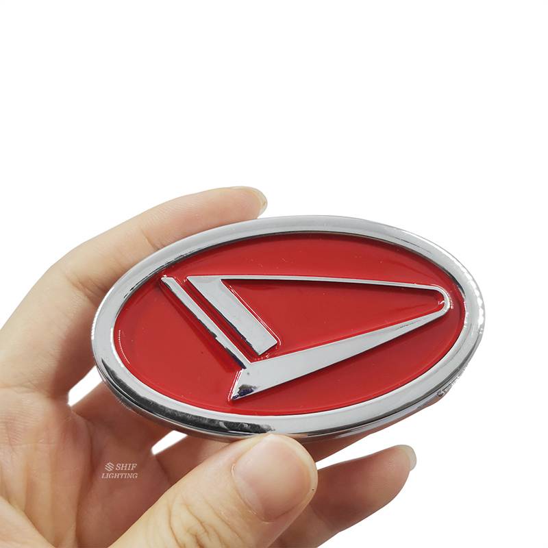 Miếng dán trang trí vô lăng xe hơi bằng nhựa abs in logo DAIHATSU