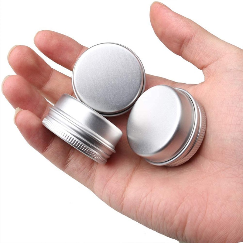 Set 20 Hộp Thiếc Nhôm Rỗng 30ml Dùng Đựng Son Dưỡng Môi / Kem Tiện Dụng