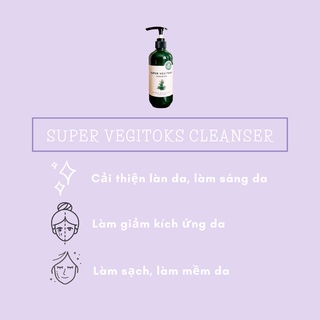 Sữa rửa mặt  SUPER VEGITOKS CLEANSER - WONDER BATH