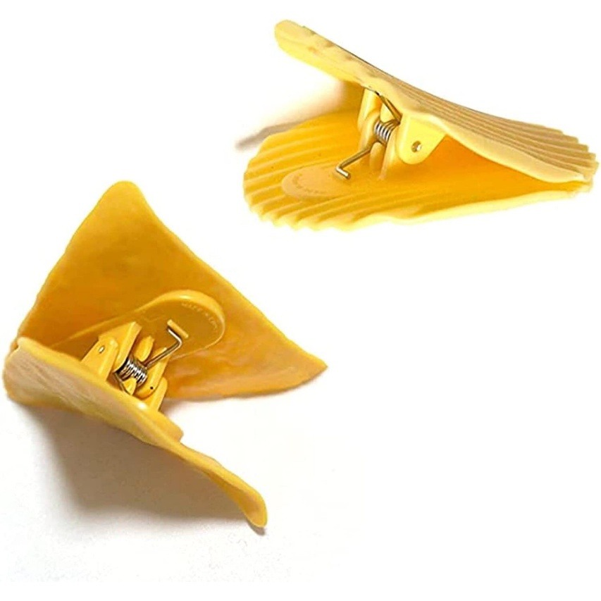 Set 3 Kẹp Miệng Túi Thực Phẩm Chống Ẩm Hình Khoai Tây Chiên Dễ Thương