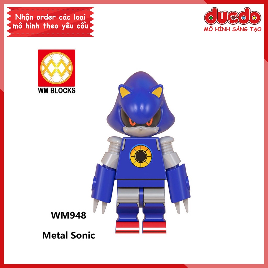 Minifigures các nhân vật trong nhím Sonic the Hedgehog - Đồ chơi Lắp ghép Xếp hình Mini Mô hình WM WM6088