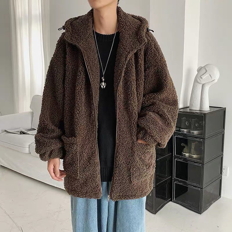 Áo Khoác Len Lông Cừu Dày Dặn Thời Trang Mùa Đông Cho Nam nữ- kèm ảnh thật | BigBuy360 - bigbuy360.vn