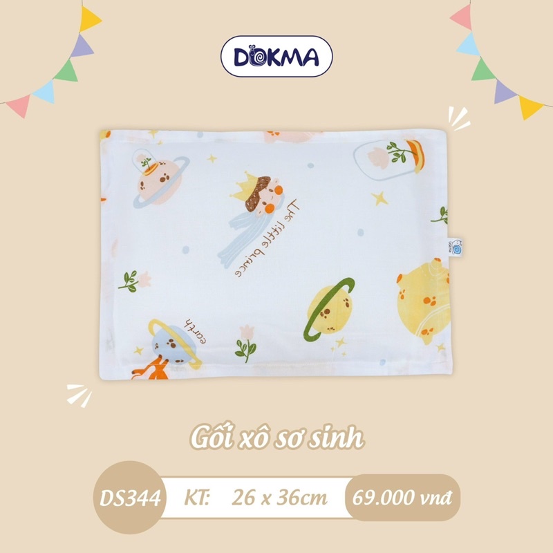 DS344 Gối xô sơ sinh Dokma DS344 (26x36cm) - BonMart