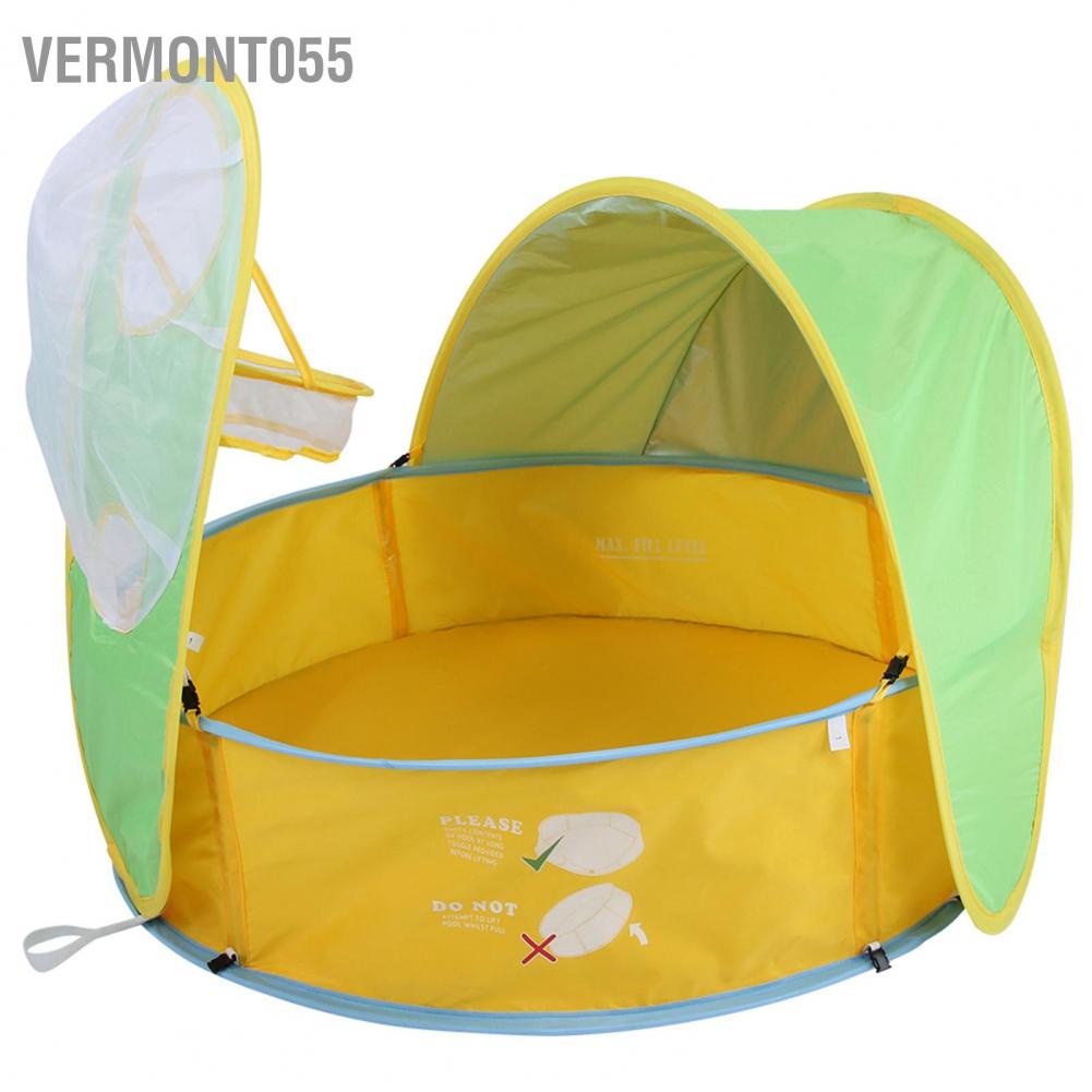 Vermont055 Summer Outdoor Portable Anti UV Pool Beach Tent Child Swimming Play House for Baby Kids