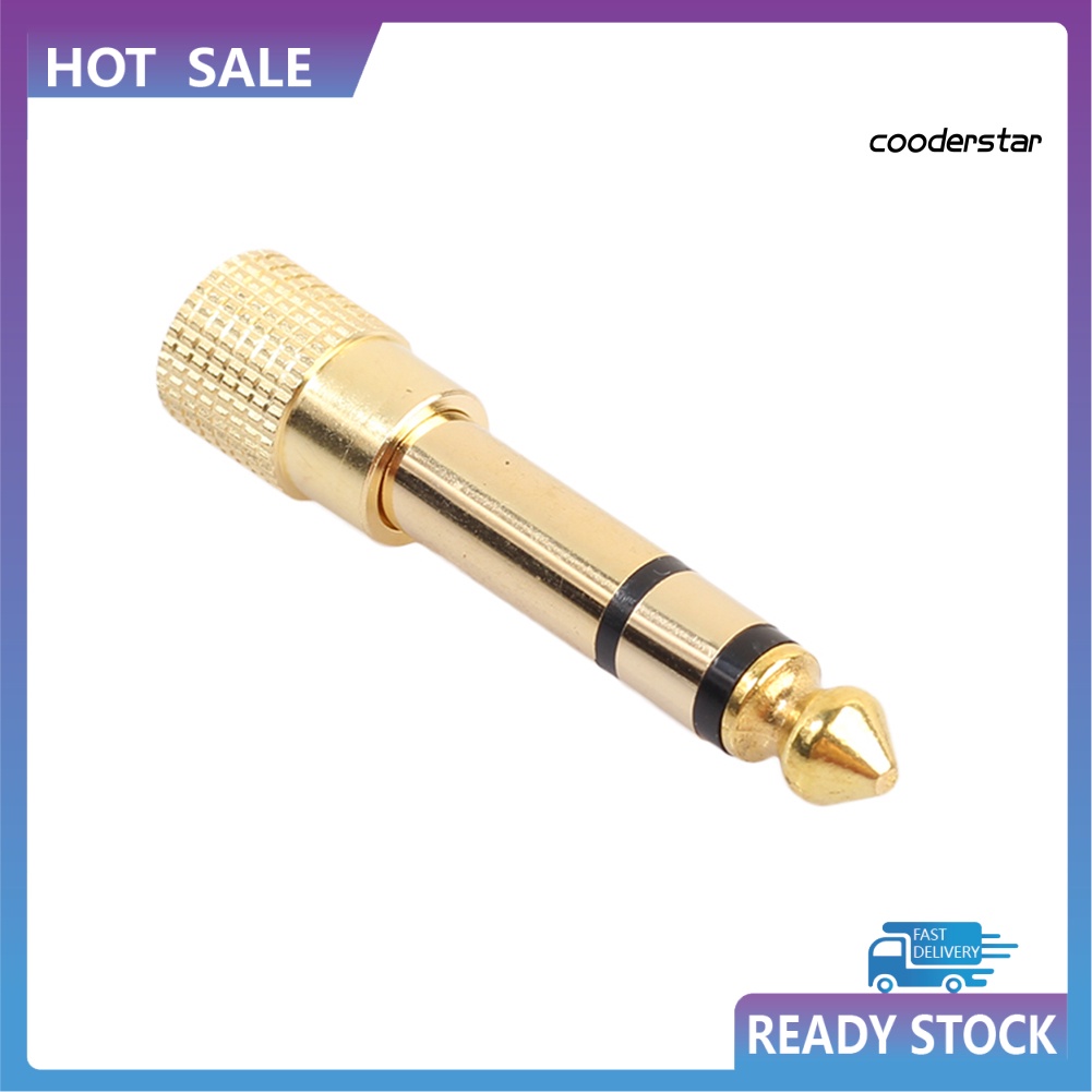 Đầu Chuyển Đổi Âm Thanh Từ Đầu Cắm 6.35 Sang Ổ Cắm 3.5