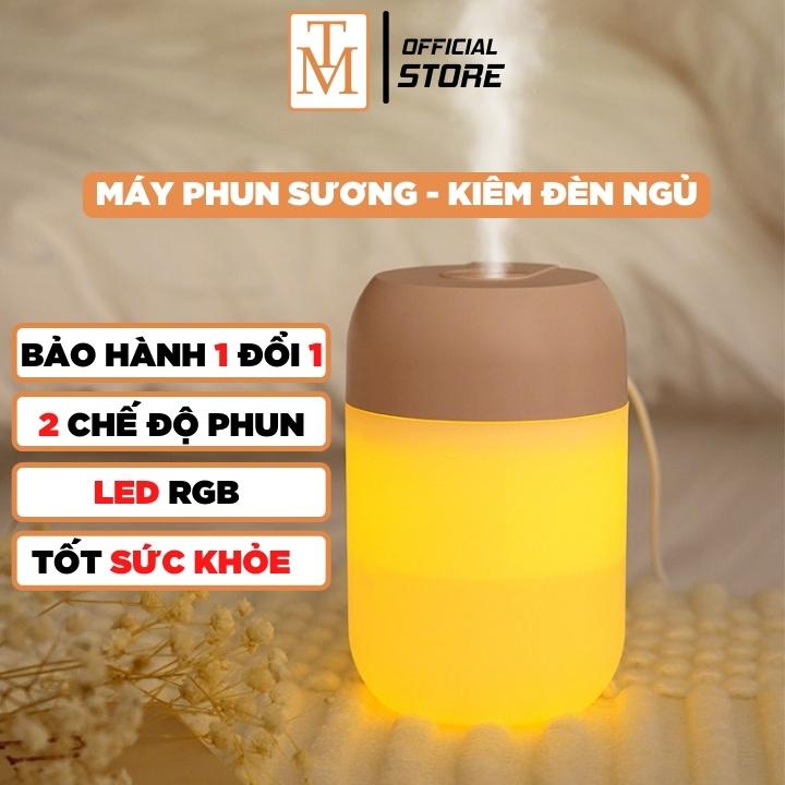 Máy xông tinh dầu kiêm đèn ngủ - Máy phun sương tạo ẩm khuếch tán tinh dầu dung tích 220ml MX9