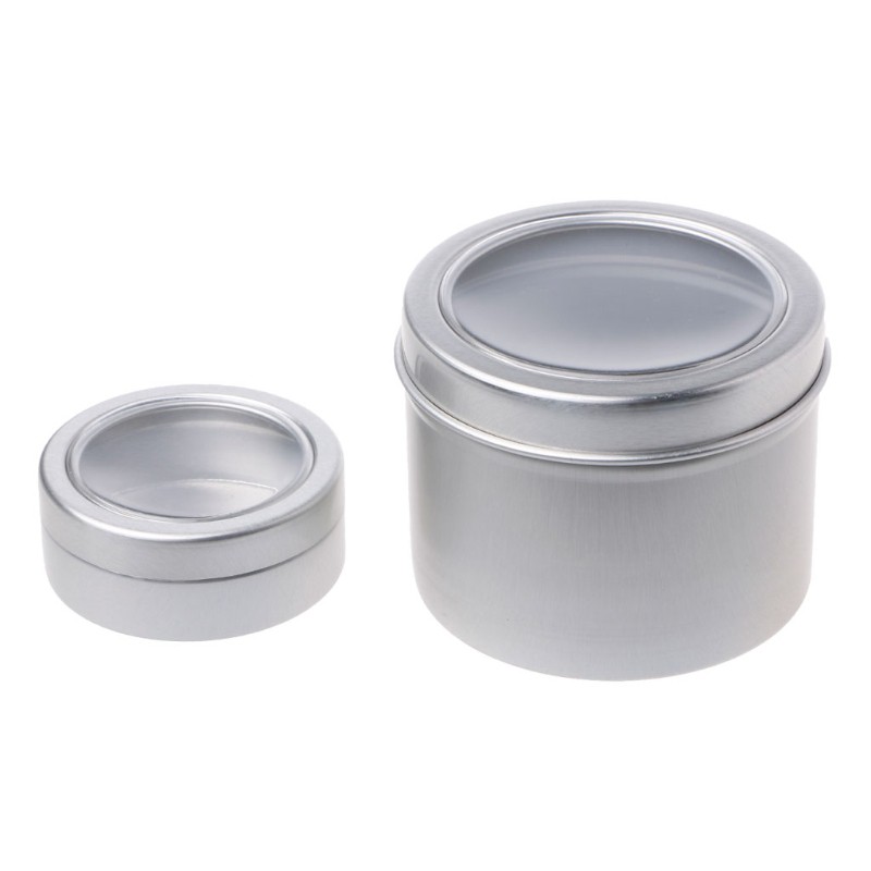 Hộp thiếc tròn đựng gia vị 25 / 60ml