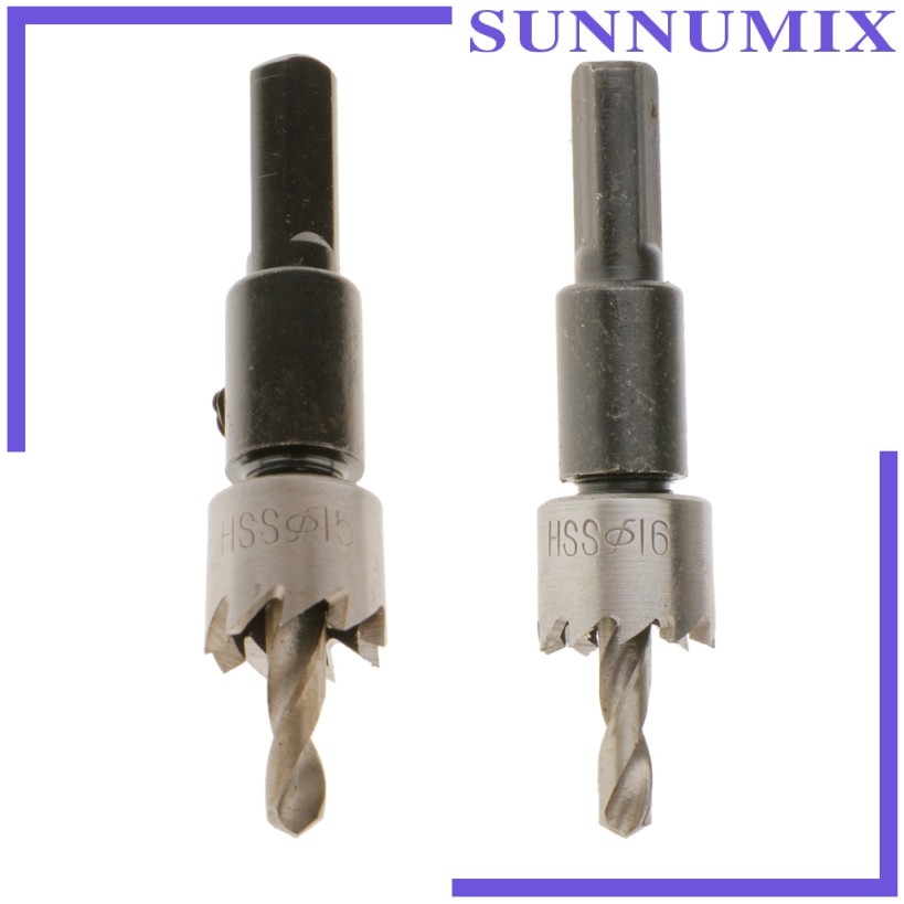 Bộ Mũi Khoan Lỗ Hss 15mm + 16mm Bằng Thép Không Gỉ