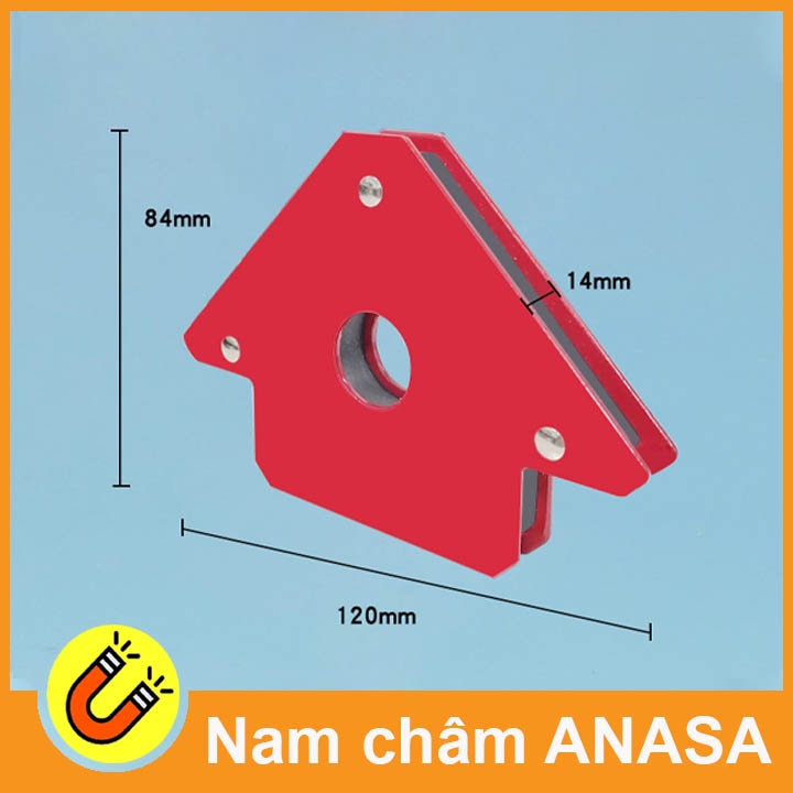 Ke góc nam châm, dụng cụ định vị hàn mạnh, công cụ phụ trợ hàn góc xiên, góc vuông loại tốt
